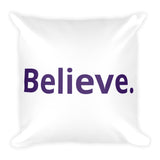 Pillow & Pillowcase: Believe in Unicorns -Unicorn Galaxy Square Throw Pillow - Shop Cali & Cole