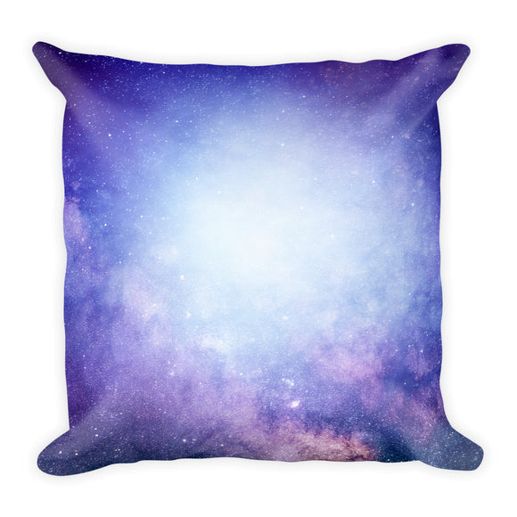 Pillow & Pillowcase: Galaxy Star Purple Turquoise Square Throw Pillow - Shop Cali & Cole