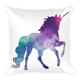 Pillow & Pillowcase: Believe in Unicorns -Unicorn Galaxy Square Throw Pillow - Shop Cali & Cole