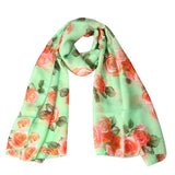 Rose Scarf Womens 2016 Fashion Voile Long Stole Scarves Shawl Scarf Ladies - Shop Cali & Cole
