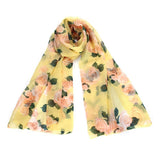 Rose Scarf Womens 2016 Fashion Voile Long Stole Scarves Shawl Scarf Ladies - Shop Cali & Cole