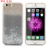 Hot! Bling Colorful Dynamic Liquid Glitter Sand Quicksand Star Hard Back Cover Clear Case For Iphone 5 5s SE 6 6s 6 Plus 6s Plus - Shop Cali & Cole