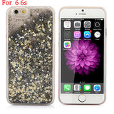 Hot! Bling Colorful Dynamic Liquid Glitter Sand Quicksand Star Hard Back Cover Clear Case For Iphone 5 5s SE 6 6s 6 Plus 6s Plus - Shop Cali & Cole