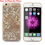 Hot! Bling Colorful Dynamic Liquid Glitter Sand Quicksand Star Hard Back Cover Clear Case For Iphone 5 5s SE 6 6s 6 Plus 6s Plus - Shop Cali & Cole