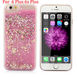 Hot! Bling Colorful Dynamic Liquid Glitter Sand Quicksand Star Hard Back Cover Clear Case For Iphone 5 5s SE 6 6s 6 Plus 6s Plus - Shop Cali & Cole