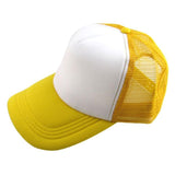 Caps 2017 Unisex Casual Hat Solid Baseball Cap Trucker Mesh Blank Visor Hat Adjustable snapback baseball cap bone masculino - Shop Cali & Cole