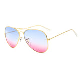 Brand Designer Women Sunglasses Pilot Sun glasses Sea gradient shades - Shop Cali & Cole