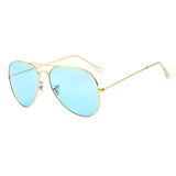 Brand Designer Women Sunglasses Pilot Sun glasses Sea gradient shades - Shop Cali & Cole