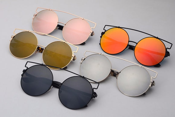 ROYAL GIRL NEWEST Women Double Wire Oversized Sun glasses Big Round Bohemian Vintage Sunglasses ss180 - Shop Cali & Cole