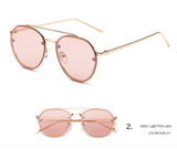 Aviator Sunglasses, Yellow Tinted Lenses, Rose Tint, Blue Tint, YOU PICK!