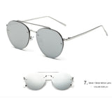 Aviator Sunglasses, Yellow Tinted Lenses, Rose Tint, Blue Tint, YOU PICK!
