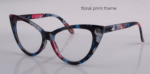 Hot New Transparent Cat Eye Glasses Women Sexy Eyeglasses Fashion Optical ClearLens Glasses ss222 - Shop Cali & Cole