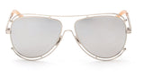 ROYAL GIRL New Fashion Women Sunglasses Brand Designer Metal Frame Sun Glasses Retro Gradient Glasses UV400 ss394 - Shop Cali & Cole