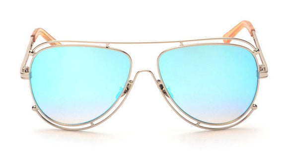 ROYAL GIRL New Fashion Women Sunglasses Brand Designer Metal Frame Sun Glasses Retro Gradient Glasses UV400 ss394 - Shop Cali & Cole