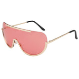ROYAL GIRL Retro Inspired Women Sunglasses Oversize Shield Metal Half Frame Eyeglasses Frame ss622 - Shop Cali & Cole