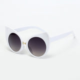 ROYAL GIRL Women Cat Eye Sunglasses Vintage Acetate Shades Gradient Round Lens ss316 - Shop Cali & Cole