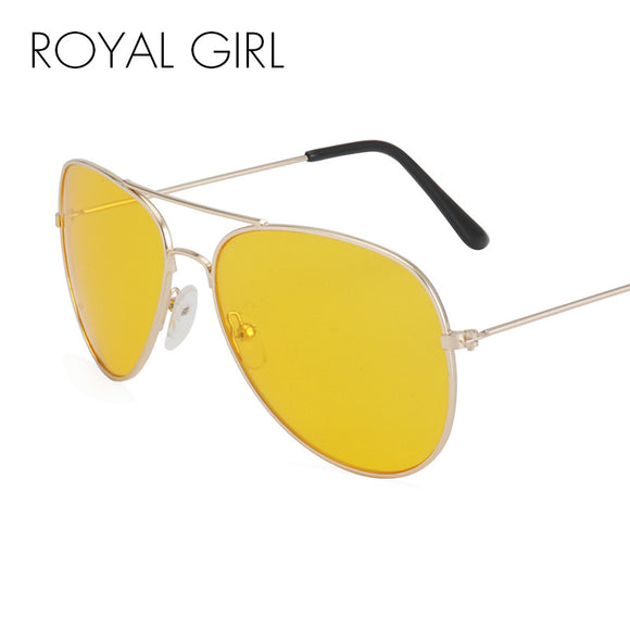 Women yellow lens Sunglasses High quality chic night Sun glasses ss02 - Shop Cali & Cole