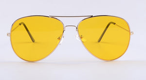 Women yellow lens Sunglasses High quality chic night Sun glasses ss02 - Shop Cali & Cole