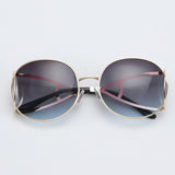 ROYAL GIRL Unique Women Sunglasses Retro Oval Glasses shades New Metal Frame Gradient Brown Film ss112 - Shop Cali & Cole