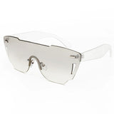 ROYAL GIRL Rimless Sunglasses Women Acetate Candy tinting UV 400 Glasses ss043 - Shop Cali & Cole