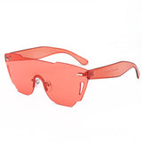 ROYAL GIRL Rimless Sunglasses Women Acetate Candy tinting UV 400 Glasses ss043 - Shop Cali & Cole
