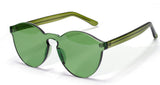 ROYAL GIRL Top Quality Transparent Glasses Round frame Candy Sunglasses Chunky Sun Shades female ss297 - Shop Cali & Cole
