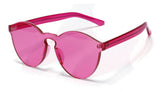 ROYAL GIRL Top Quality Transparent Glasses Round frame Candy Sunglasses Chunky Sun Shades female ss297 - Shop Cali & Cole