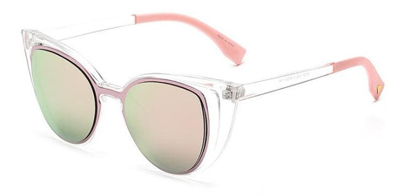 2017 brand designer women Sunglasses vintage acetate frame retro gradient cat eye shaped - Shop Cali & Cole