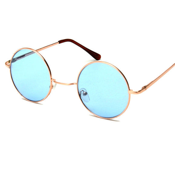 ROYAL GIRL New Retro Brand Women Alloy Frame Glasses Round Sunglasses UV400 ss167 - Shop Cali & Cole