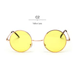 ROYAL GIRL New Retro Brand Women Alloy Frame Glasses Round Sunglasses UV400 ss167 - Shop Cali & Cole