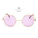 ROYAL GIRL New Retro Brand Women Alloy Frame Glasses Round Sunglasses UV400 ss167 - Shop Cali & Cole