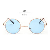 ROYAL GIRL New Retro Brand Women Alloy Frame Glasses Round Sunglasses UV400 ss167 - Shop Cali & Cole