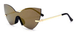 ROYAL GIRL New Rimless Cat Eye Women Sunglasses Brand Designer Retro Oversized Frame For Ladies ss513 - Shop Cali & Cole