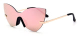 ROYAL GIRL New Rimless Cat Eye Women Sunglasses Brand Designer Retro Oversized Frame For Ladies ss513 - Shop Cali & Cole