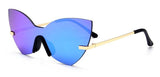 ROYAL GIRL New Rimless Cat Eye Women Sunglasses Brand Designer Retro Oversized Frame For Ladies ss513 - Shop Cali & Cole