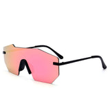 ROYAL GIRL Women Sunglasses 2017 New Brand Designer Unique Rimless Mirrored Lens Oversized Glasses ss501 - Shop Cali & Cole