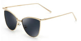 ROYAL GIRL Women Cat Eye Sunglasses Classic Brand Designer Sunglasses Coating Mirror Flat Panel Lens ss469 - Shop Cali & Cole