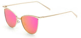 ROYAL GIRL Women Cat Eye Sunglasses Classic Brand Designer Sunglasses Coating Mirror Flat Panel Lens ss469 - Shop Cali & Cole