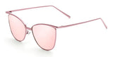 ROYAL GIRL Women Cat Eye Sunglasses Classic Brand Designer Sunglasses Coating Mirror Flat Panel Lens ss469 - Shop Cali & Cole