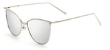 ROYAL GIRL Women Cat Eye Sunglasses Classic Brand Designer Sunglasses Coating Mirror Flat Panel Lens ss469 - Shop Cali & Cole