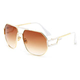 ROYAL GIRL Retro Men Sunglasses Metal Oversized Square Shape Women Sun Glasses ss157 - Shop Cali & Cole