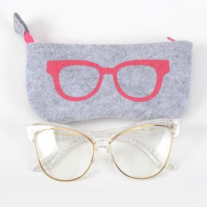 ROYAL GIRL Newest Cat Eye Eyeglasses Frames Women Glasses Brand Designer Optical Glasses With Bag SS021 - Shop Cali & Cole