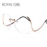 2017 NEW Unique Eyeglasses Women Rimless frames glasses Oversized - Shop Cali & Cole