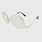 2017 NEW Unique Eyeglasses Women Rimless frames glasses Oversized - Shop Cali & Cole