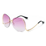 2017 NEW Unique Eyeglasses Women Rimless frames glasses Oversized - Shop Cali & Cole