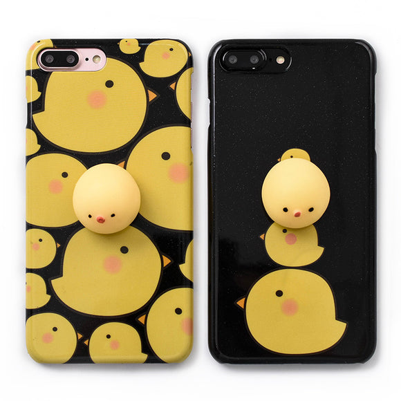 Squishy Chicken Chick Phone Cases for iPhone 7 6 6s Plus