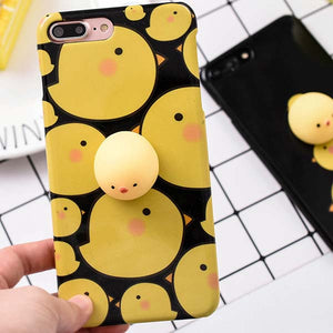 Squishy Chicken Chick Phone Cases for iPhone 7 6 6s Plus