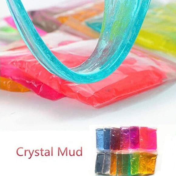 Color grab bag surprise! 2pcs Kids Transparent Magic Slime