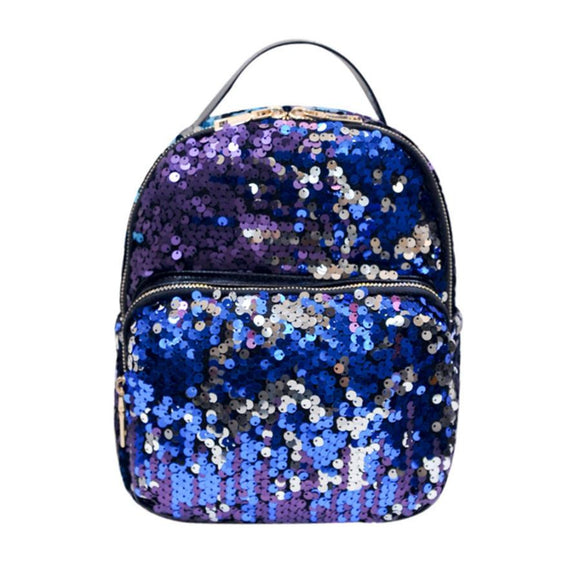 PICK YOUR COLOR: Bright, Shiny, Sequins Glitter Mini Backpack