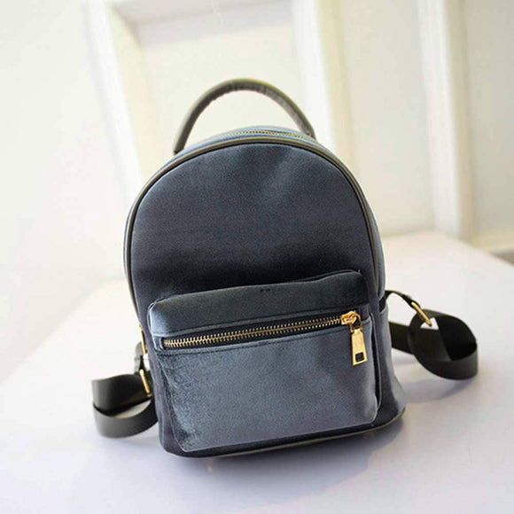 PICK YOUR COLOR: Fancy Velvet Backpack 